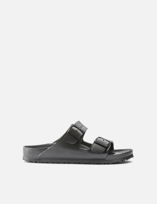 Birkenstock Arizona Sandals EVA Metallic (Regular) - Anthracite Grey sold by Article London