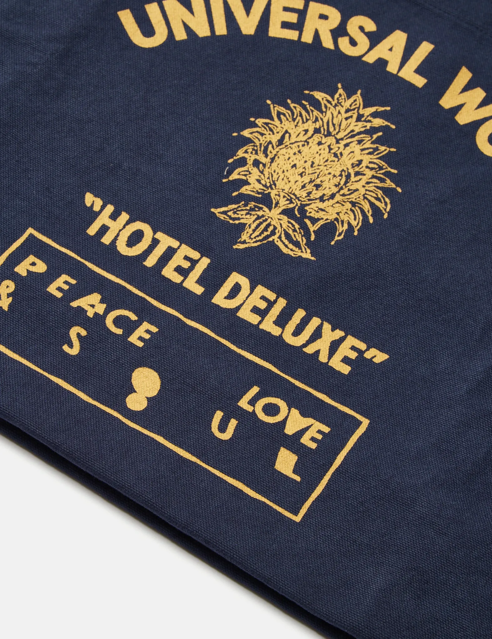 Universal Works Canvas Tote Bag - Navy Blue sold by Article London product image thumbnail 2