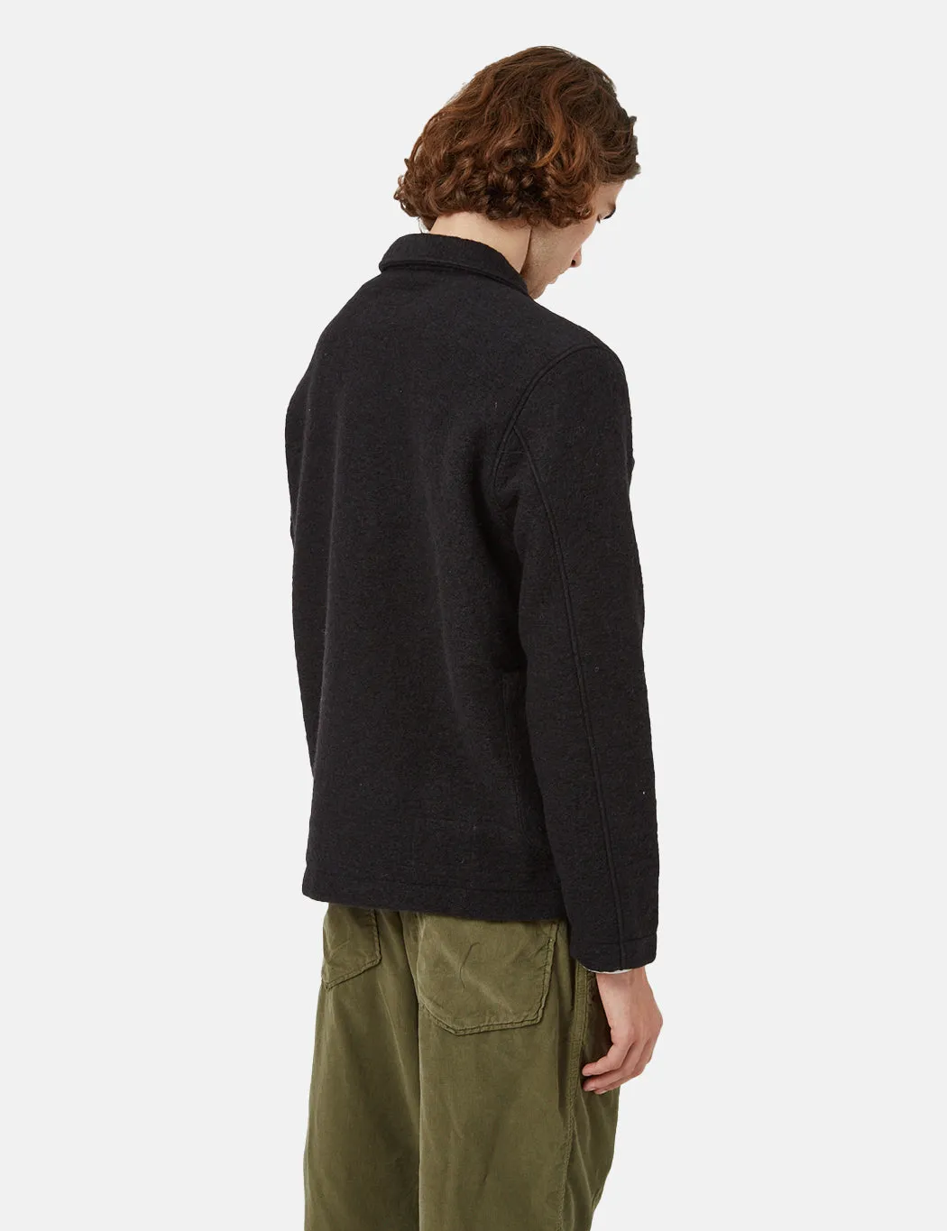 Universal Works Lumber Jacket - Black sold by Article London product image thumbnail 3