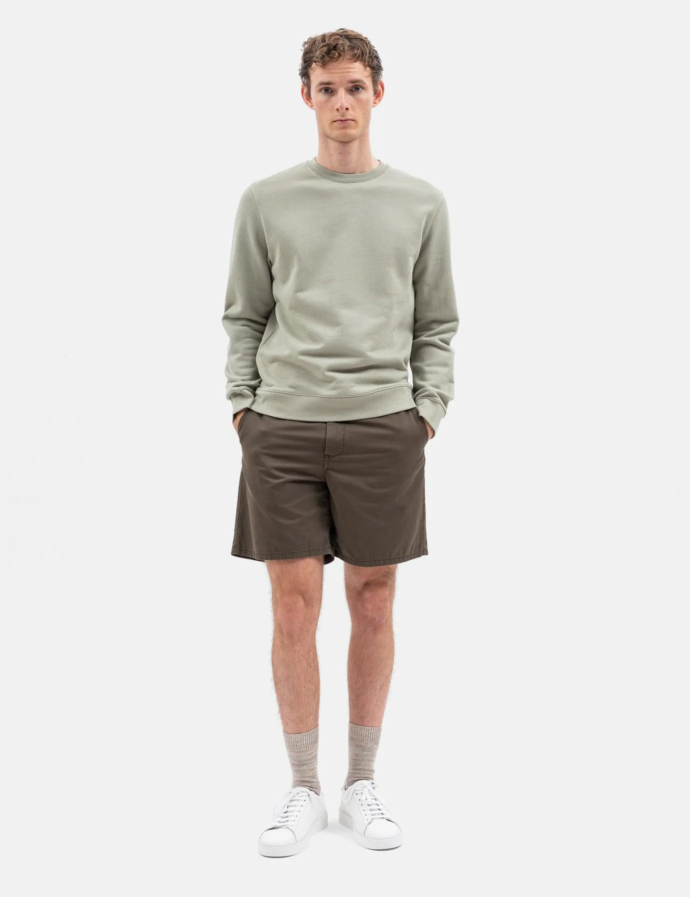 Norse Projects Vagn Classic Crew Sweatshirt - Sunwashed Green sold by Article London product image thumbnail 2