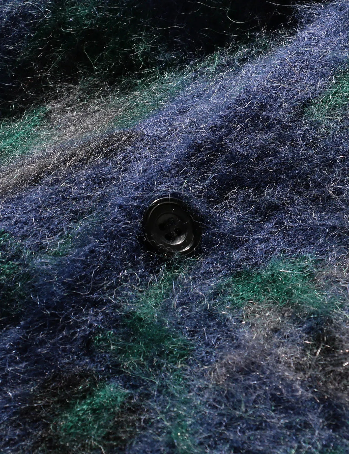 Beams Plus Botanical Cardigan - Navy Blue sold by Article London product image thumbnail 5