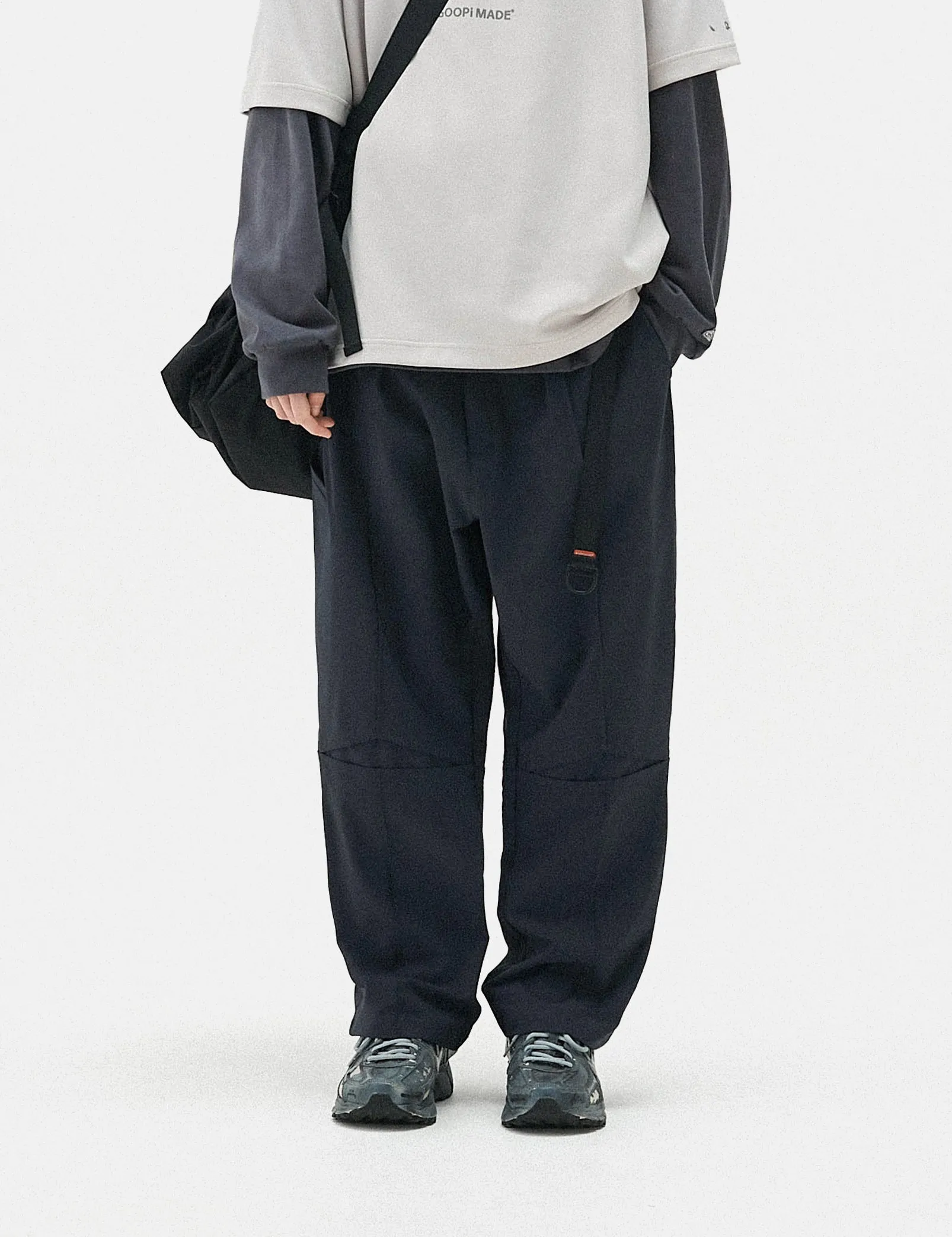 GOOPiMADE "KM-01" Tailored Trousers (Regular-Fit) - Deep Marine Blue sold by Article London