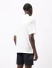 Universal Works Overhead Shirt (Dolly Stripe) - Ecru sold by Article London