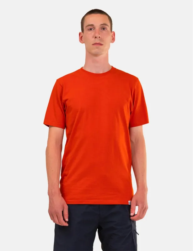 Norse Projects Niels Standard T-Shirt - Industrial Orange sold by Article London