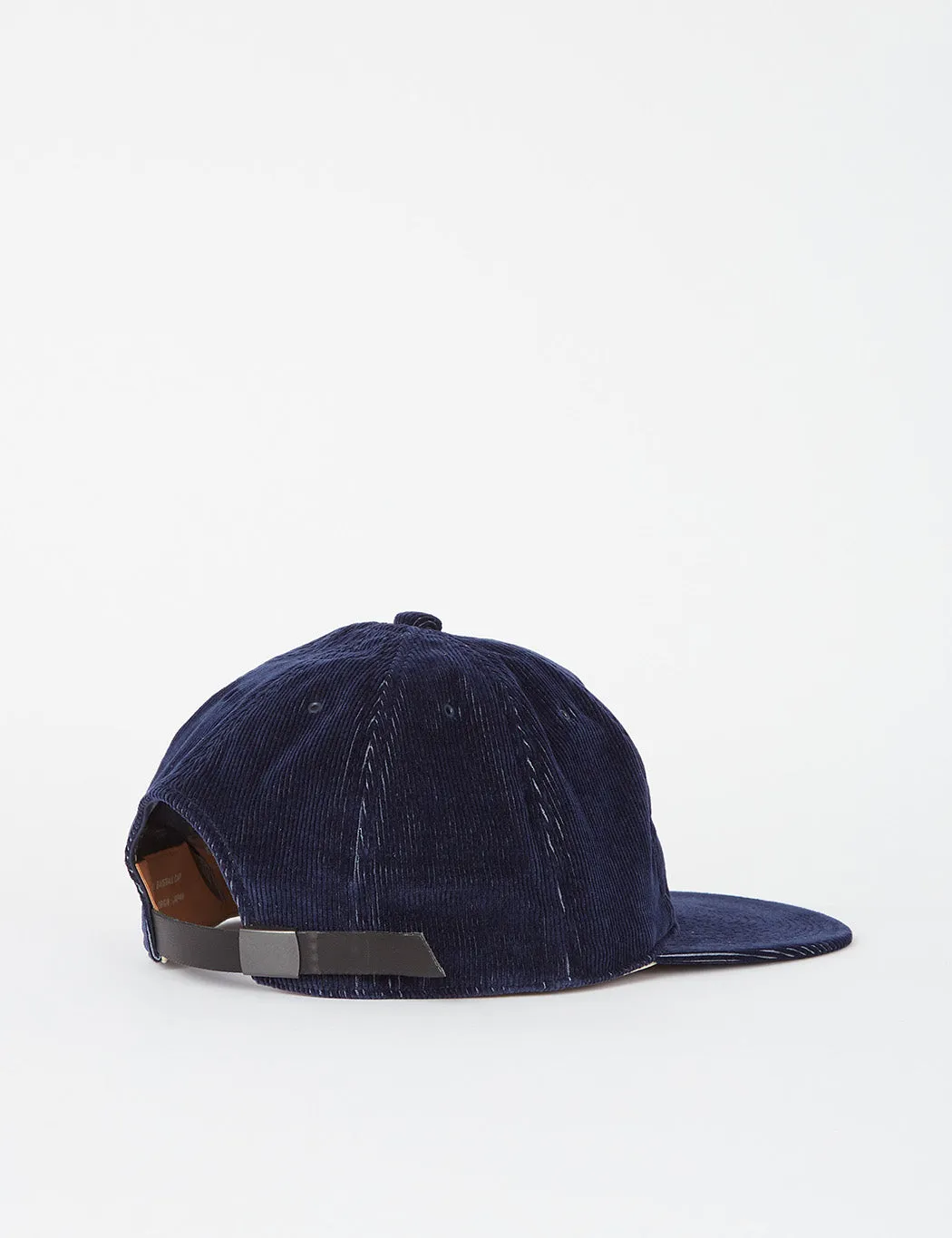 Poten Corduroy Cap - Navy Blue sold by Article London product image thumbnail 2