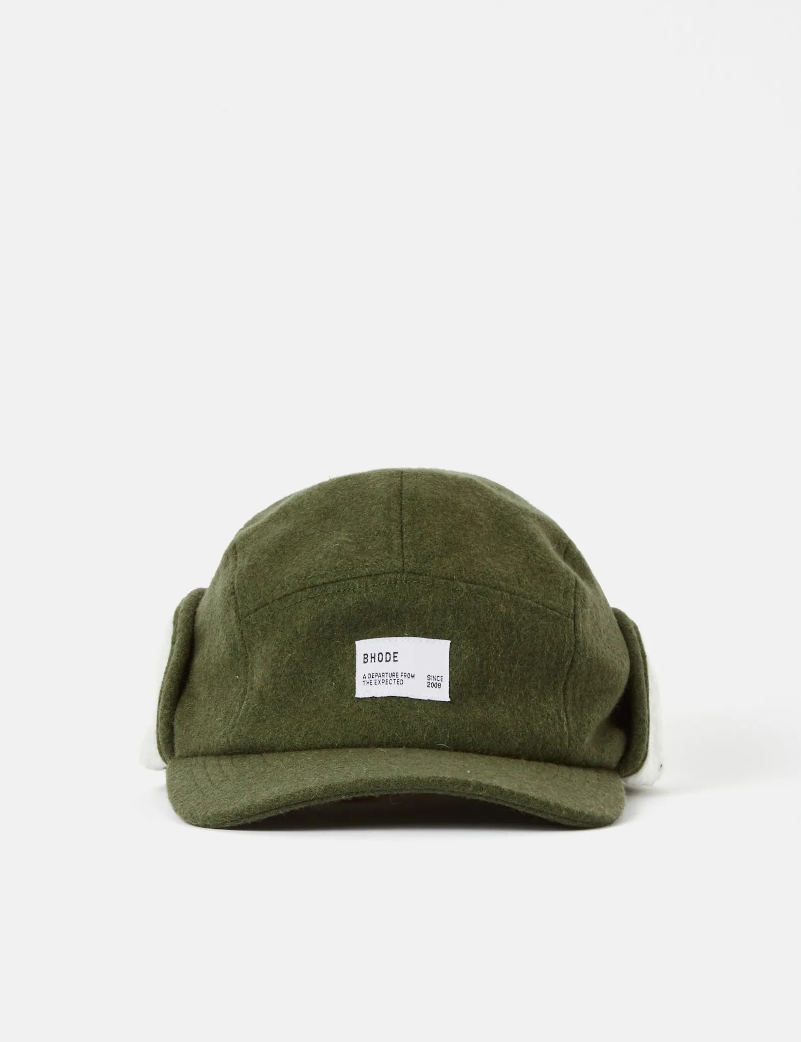 Bhode Sherpa Cap - Olive Green sold by Article London product image thumbnail 3