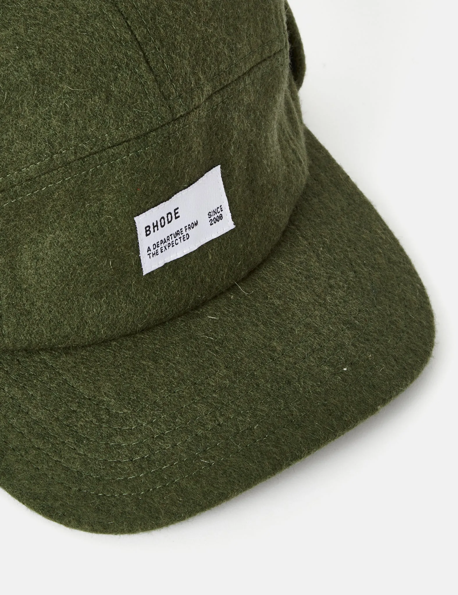 Bhode Sherpa Cap - Olive Green sold by Article London product image thumbnail 2