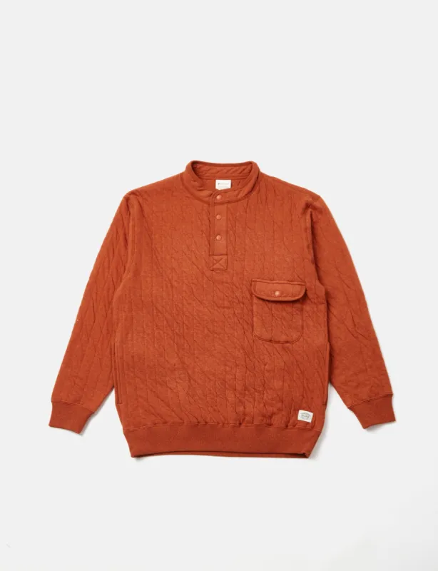 Snow Peak Natural Warm Stretch Pullover - Orange sold by Article London