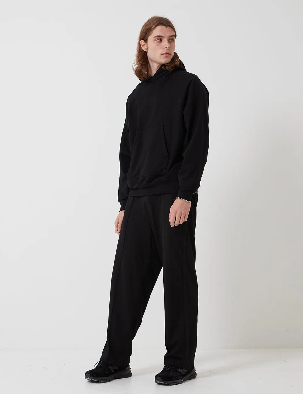 Lady White Co. Super Weighted Hooded Sweatshirt - Black sold by Article London product image thumbnail 4