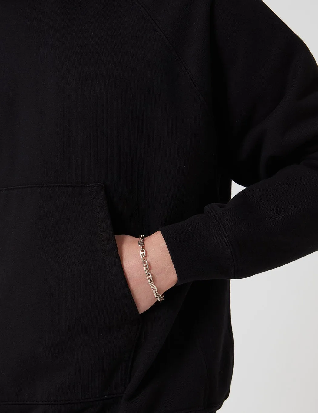 Lady White Co. Super Weighted Hooded Sweatshirt - Black sold by Article London product image thumbnail 3