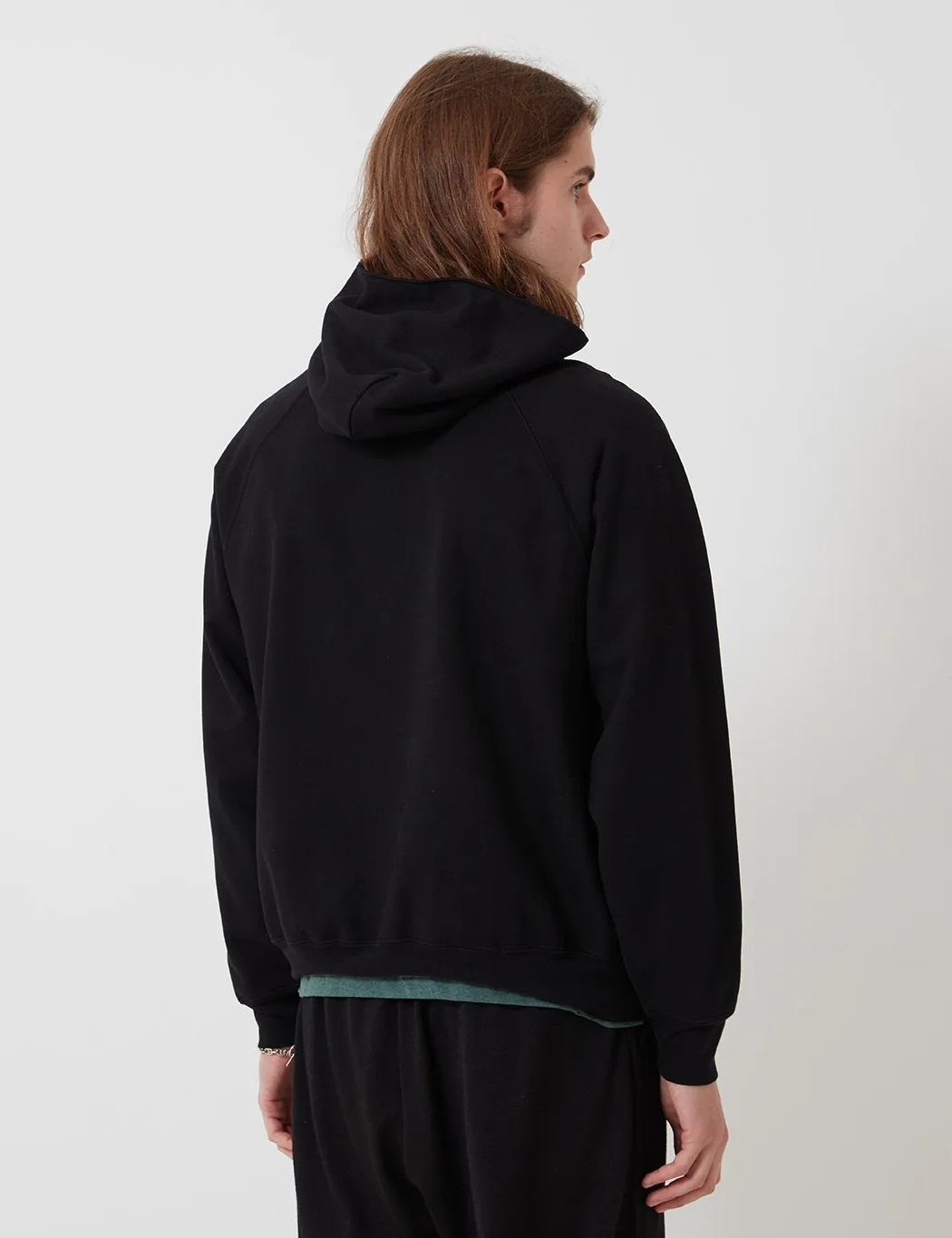 Lady White Co. Super Weighted Hooded Sweatshirt - Black sold by Article London product image thumbnail 5