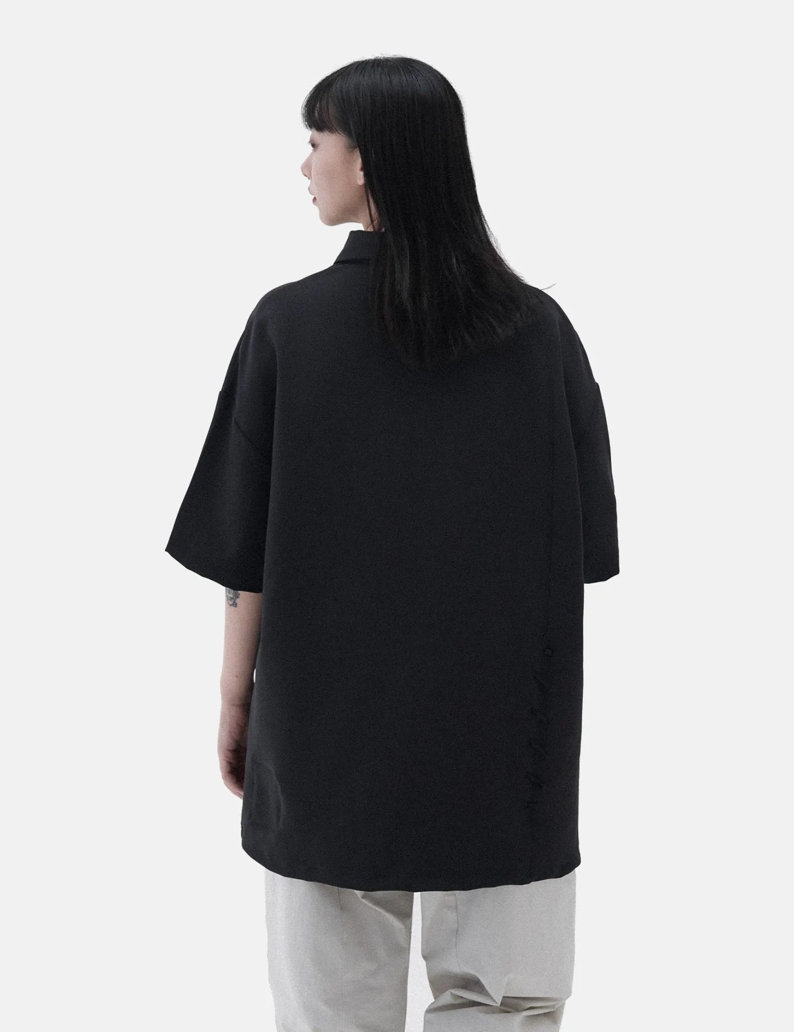 GOOPiMADE GNV-19 SOFTBOX Phase Diagram Polo - Shadow sold by Article London product image thumbnail 3