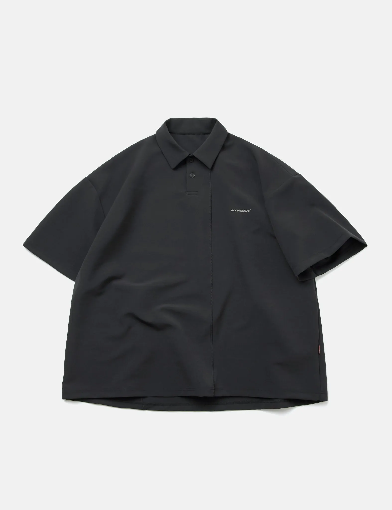 GOOPiMADE GNV-19 SOFTBOX Phase Diagram Polo - Shadow sold by Article London product image thumbnail 5