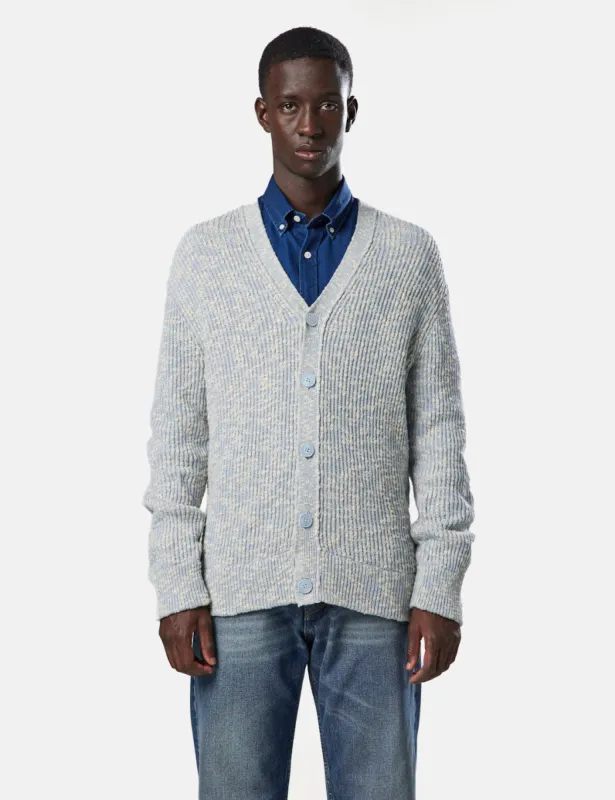 NN07 Jesse Knitted Cardigan - Ashley Blue sold by Article London