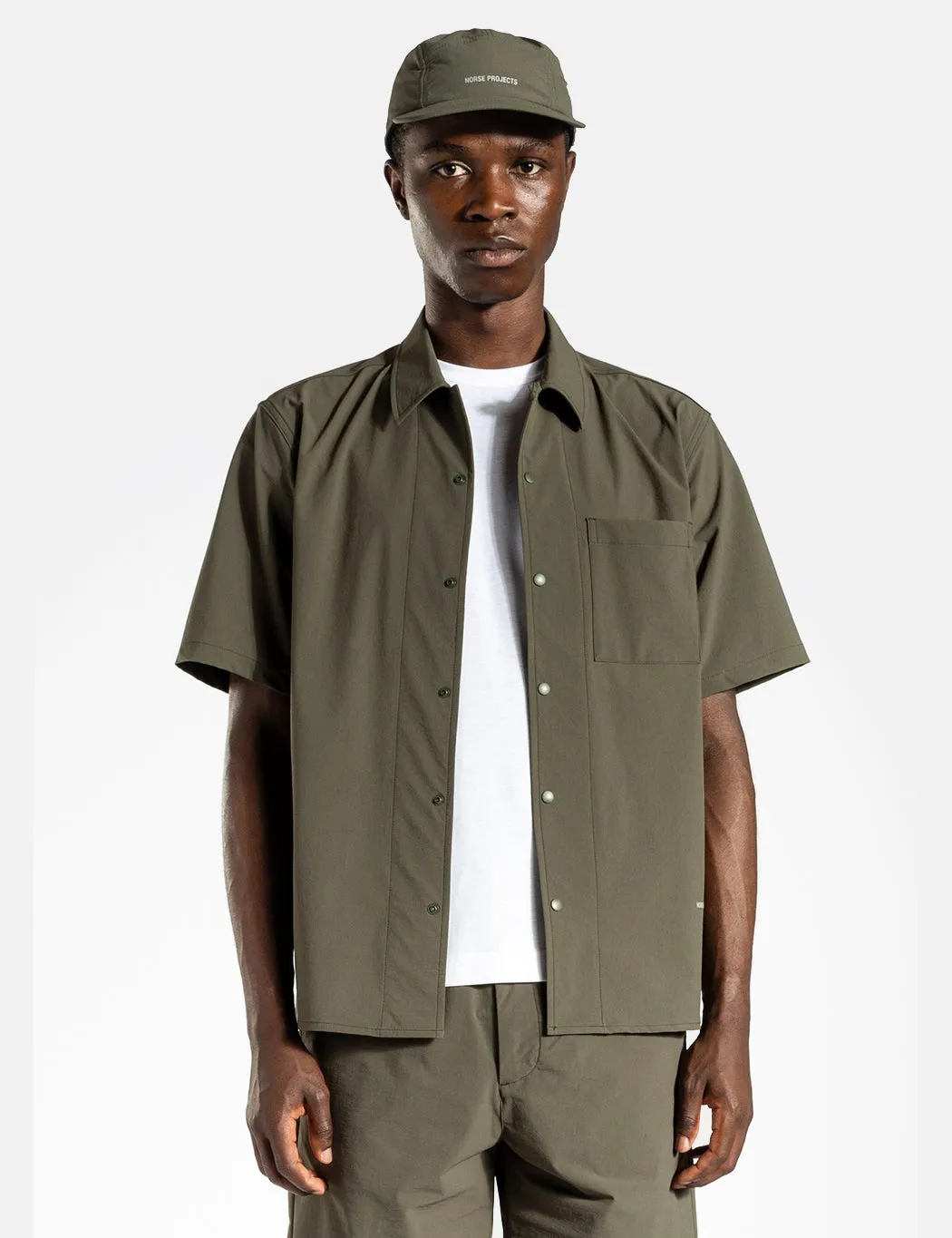 Norse Projects Travel 5-Panel Cap - Forest Green sold by Article London product image thumbnail 3