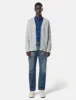 NN07 Jesse Knitted Cardigan - Ashley Blue sold by Article London
