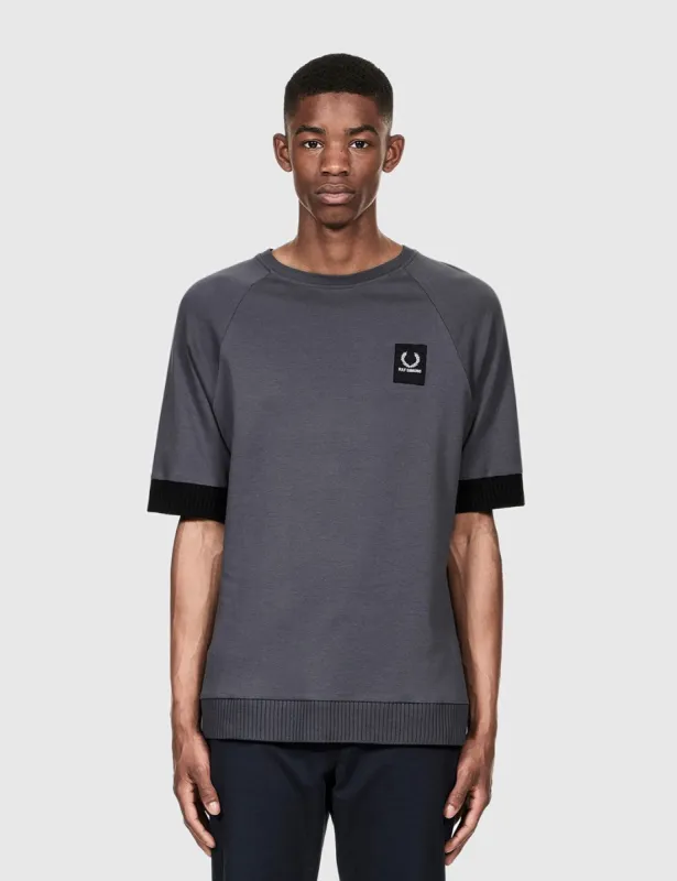 Fred Perry x Raf Simons Raglan Sleeve T-Shirt - Industrial Grey made by Fred Perry
