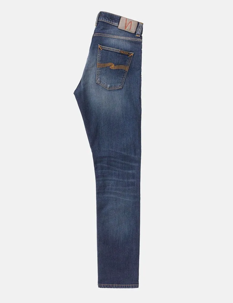 Nudie Lean Dean Jeans (Slim Tapered) - Blue Ridge sold by Article London product image thumbnail 3