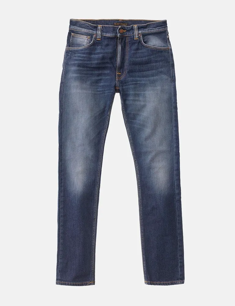 Nudie Lean Dean Jeans (Slim Tapered) - Blue Ridge sold by Article London product image thumbnail 2