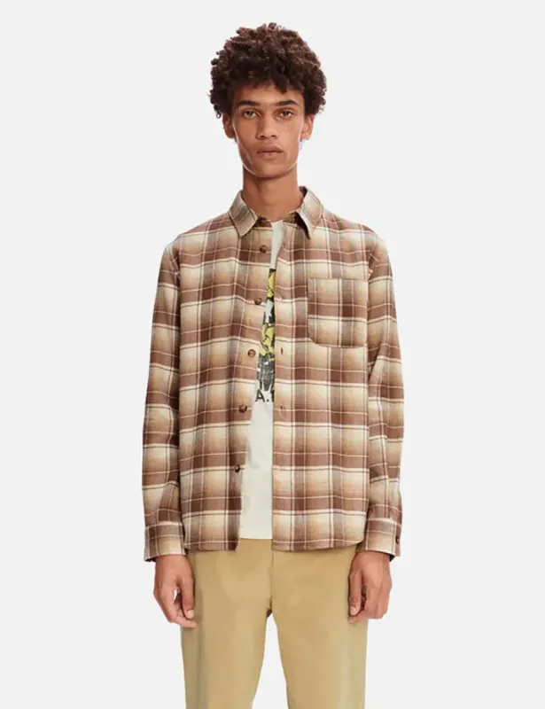 A.P.C. Trek Overshirt - Brown made by A.P.C.