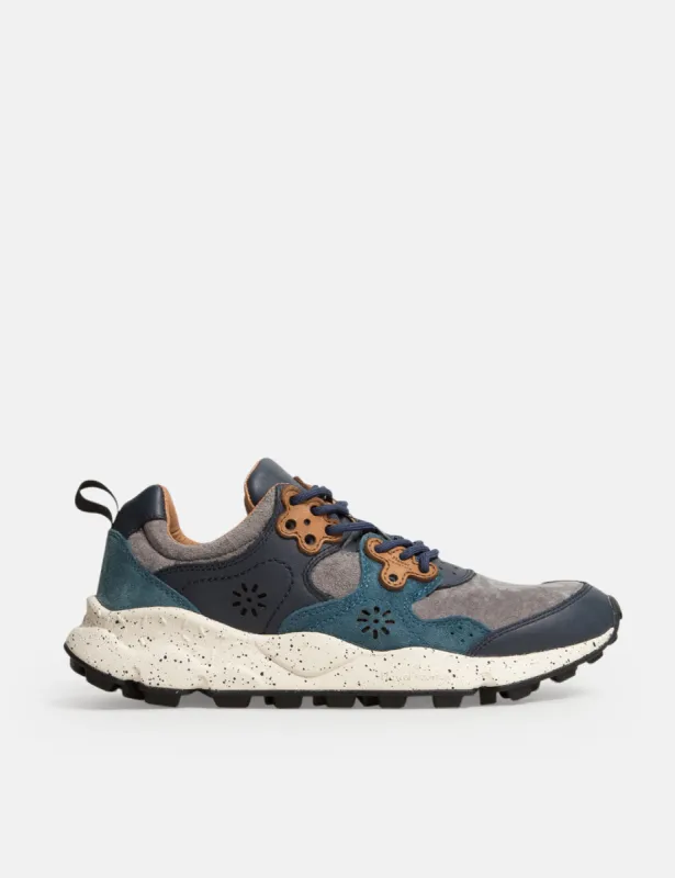 Flower Mountain Yamano 2 Trainer (2015293010C06) - Grey/Black/Blue sold by Article London