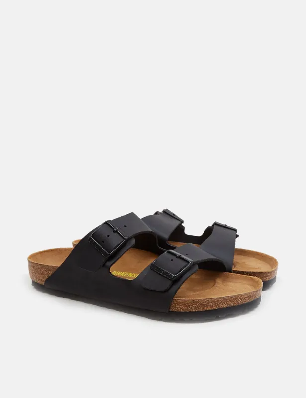 Birkenstock Arizona Leather Sandals (Regular) - Black sold by Article London