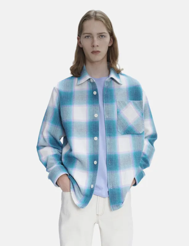 A.P.C. Basile Shirt - Multi Blue sold by Article London