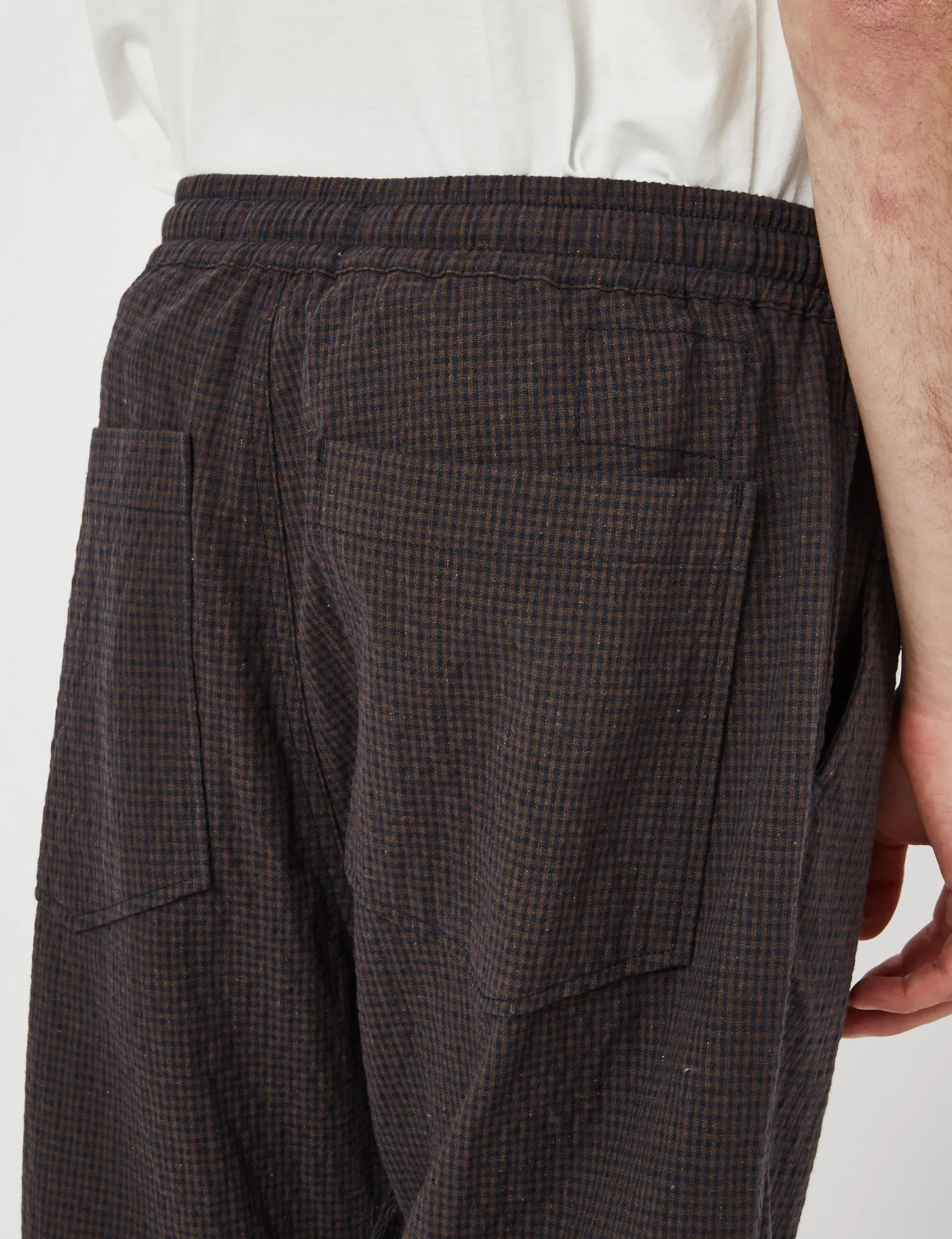 Universal Works Hi Water Trousers (Wide/Ospina Cotton) - Navy Blue sold by Article London product image thumbnail 2