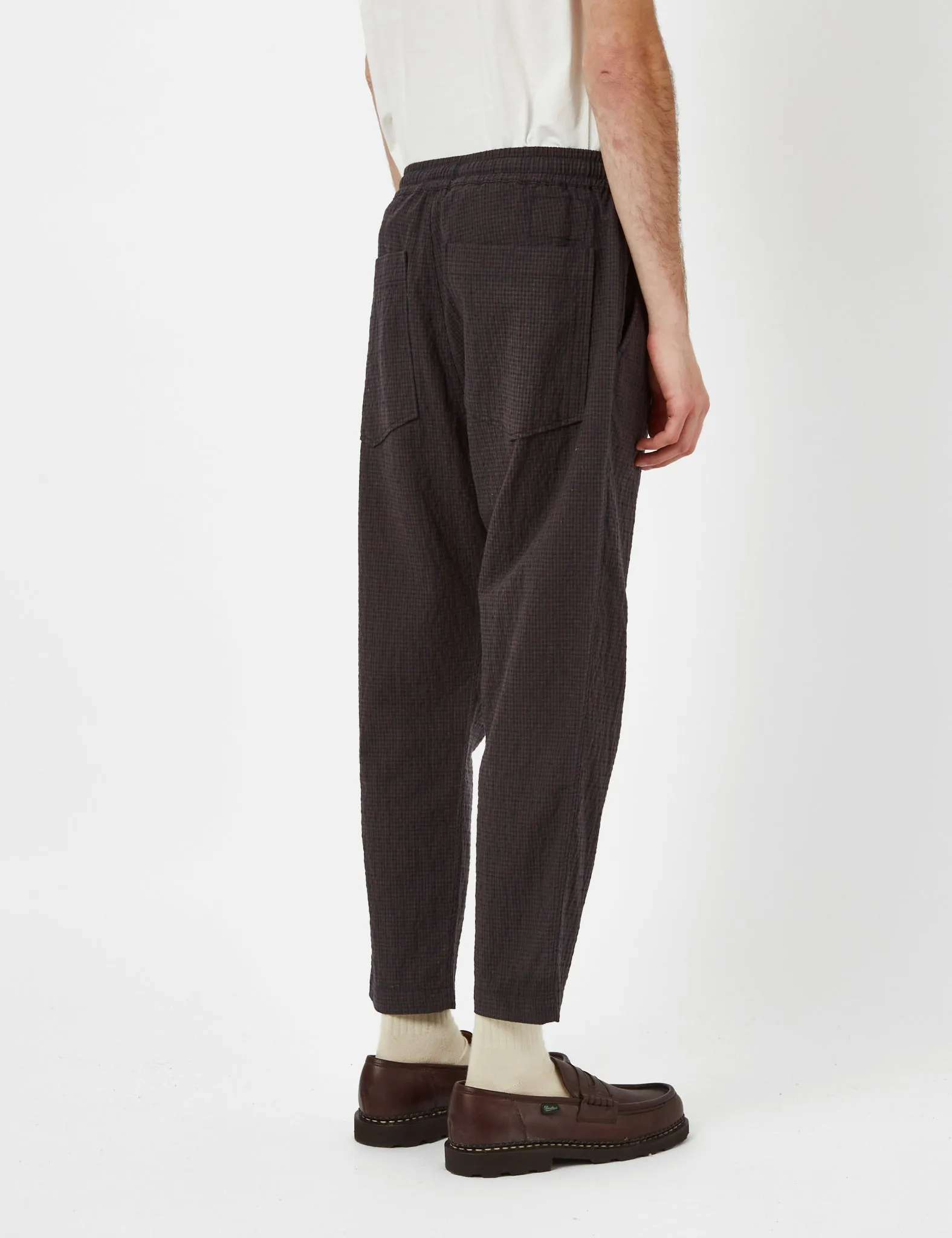 Universal Works Hi Water Trousers (Wide/Ospina Cotton) - Navy Blue sold by Article London product image thumbnail 3