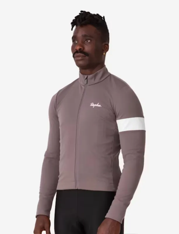 Rapha Men's Core Winter Jacket - Mushroom / White sold by Article London
