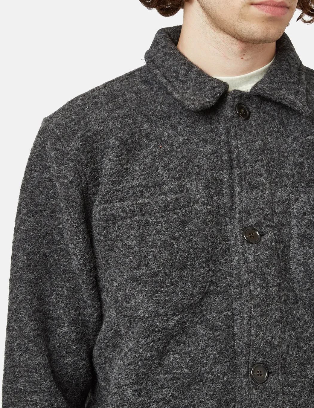 Universal Works Lumber Jacket - Charcoal Grey sold by Article London product image thumbnail 2