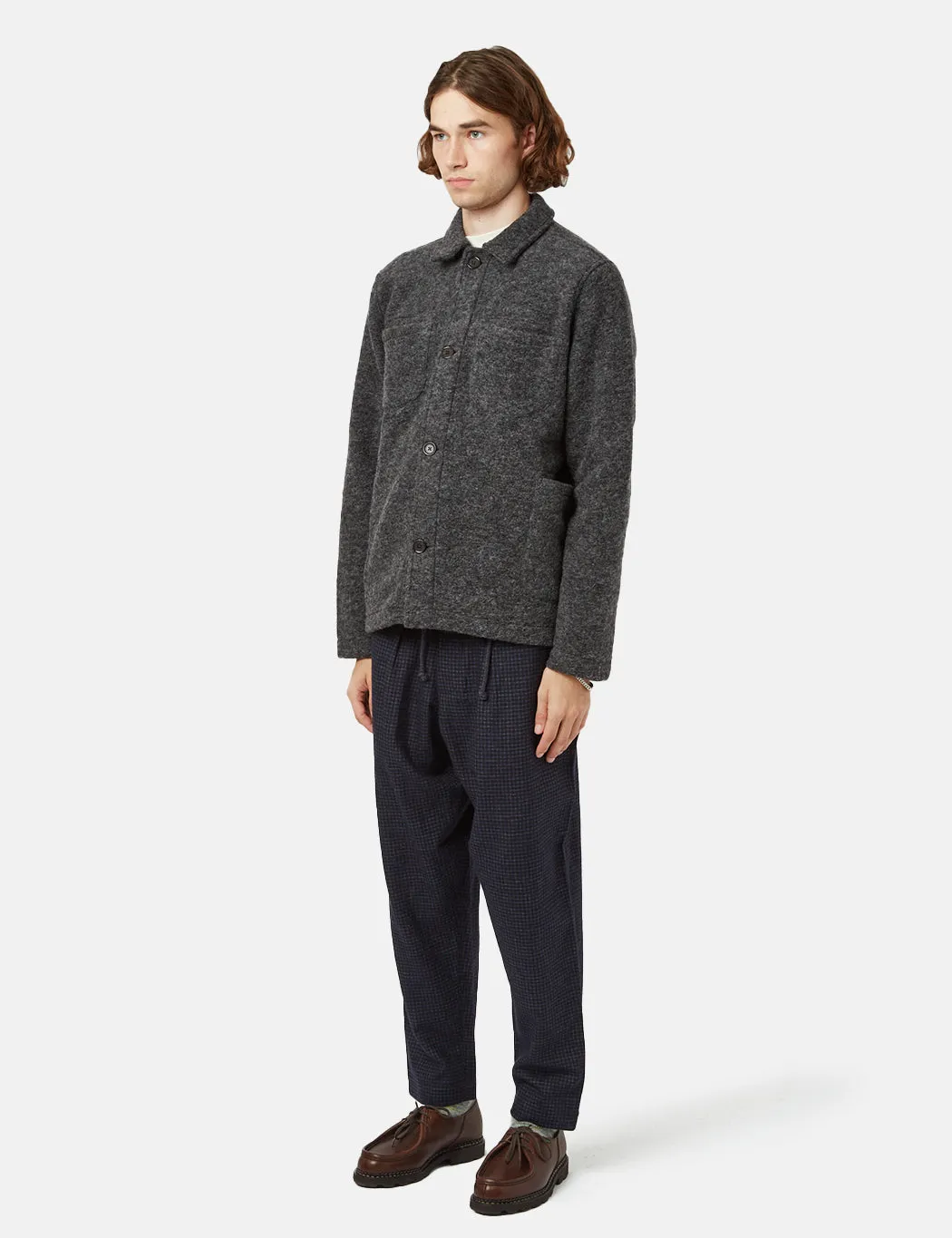 Universal Works Lumber Jacket - Charcoal Grey sold by Article London product image thumbnail 5