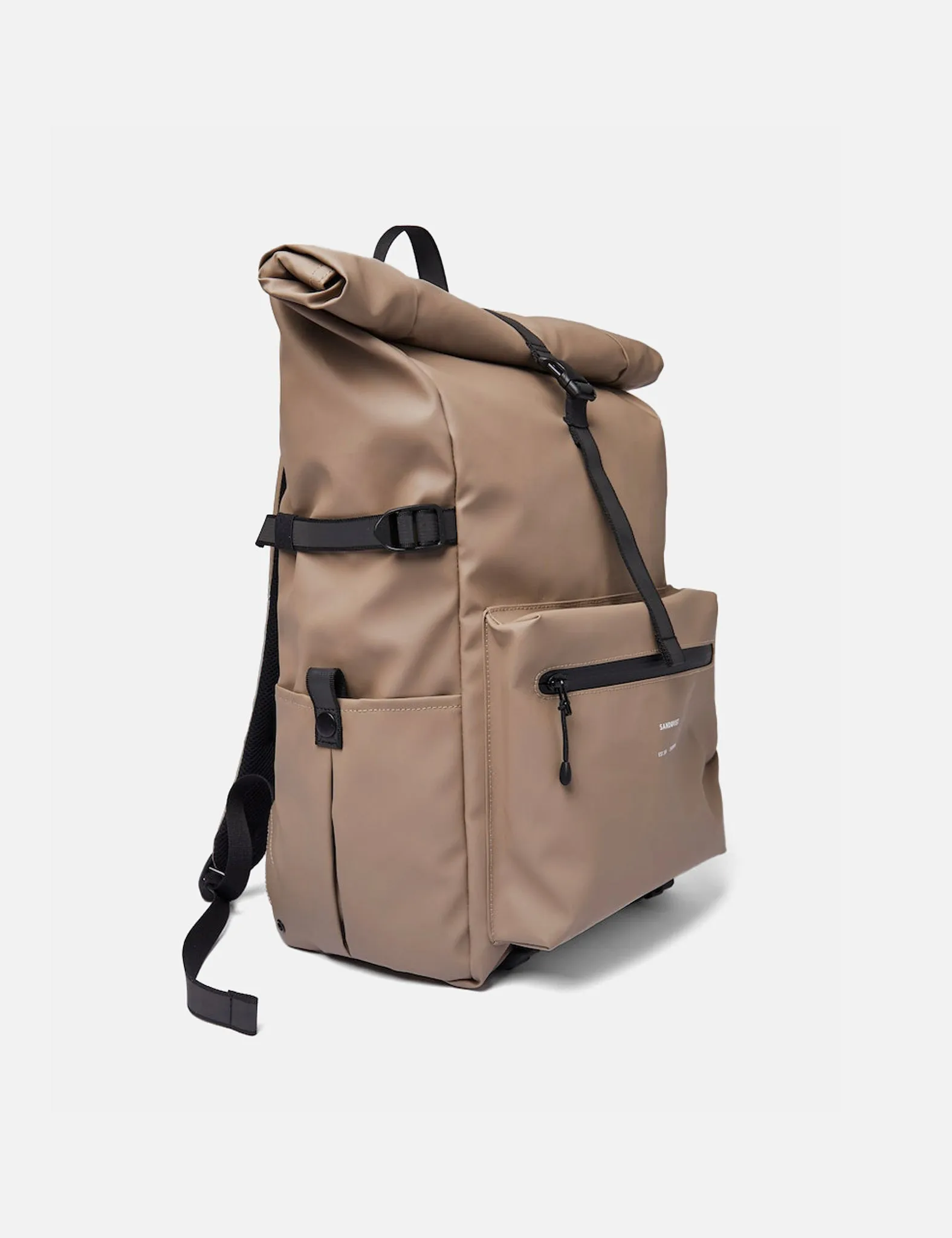 Sandqvist Ruben 2.0 Rolltop Backpack - Fossil Grey sold by Article London product image thumbnail 2