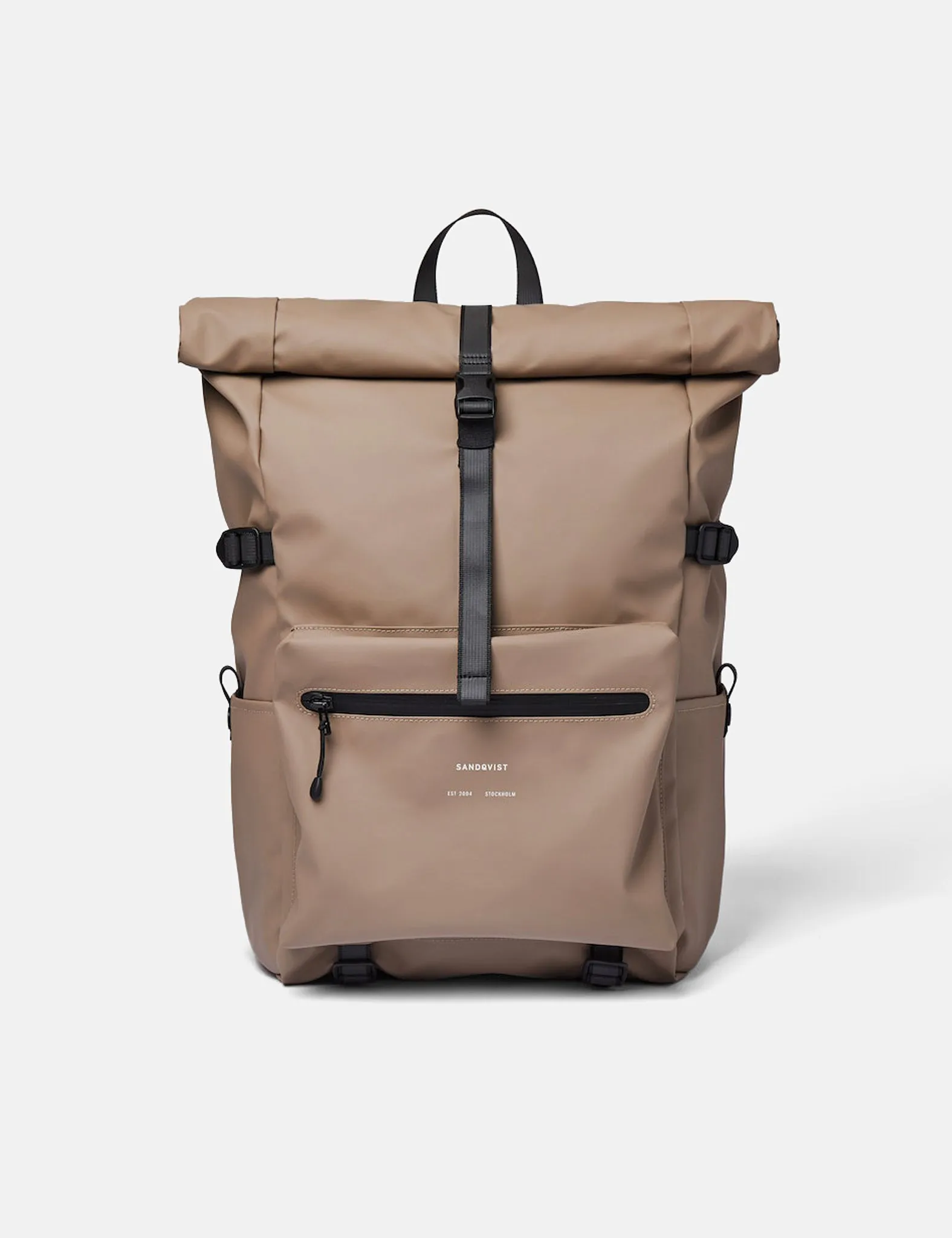 Sandqvist Ruben 2.0 Rolltop Backpack - Fossil Grey sold by Article London