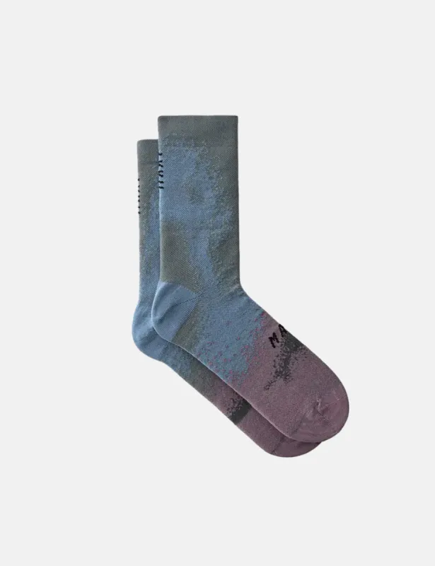 MAAP Blurred Out Socks - Blue Mix sold by Article London