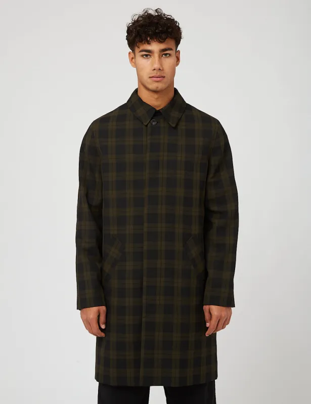 A.P.C. New England Mac - Khaki Green sold by Article London
