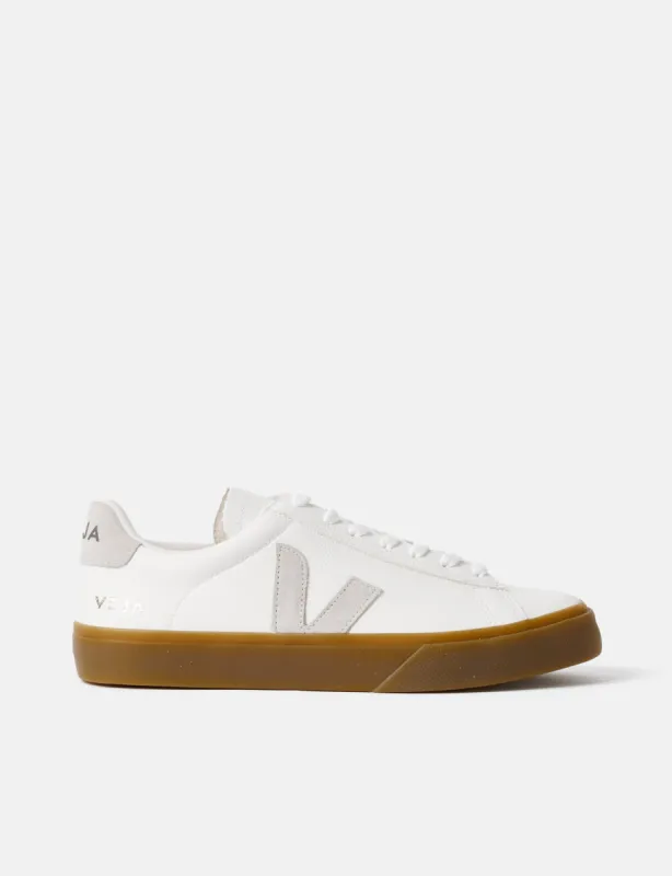 Veja Campo Trainers (Chromefree Leather) - Extra White/Natural/Natural sold by Article London