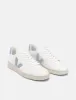 Women's Veja V-12 B-Mesh Trainers - Extra White/Steel sold by Article London