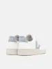 Women's Veja V-12 B-Mesh Trainers - Extra White/Steel sold by Article London