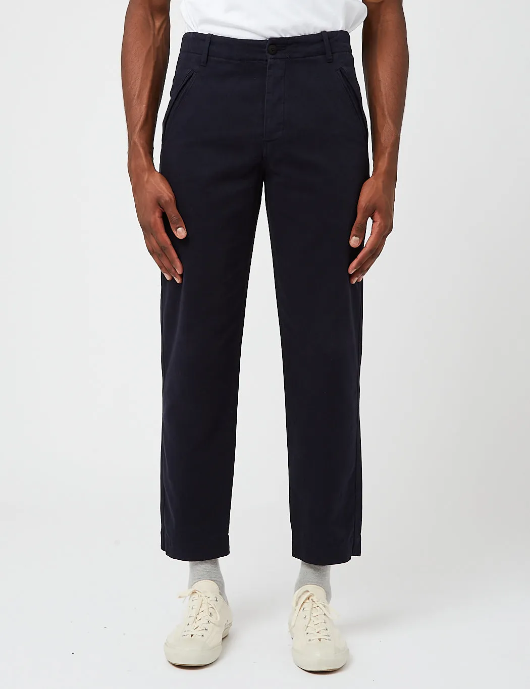 Folk Lean Assembly Pant - Navy Blue sold by Article London