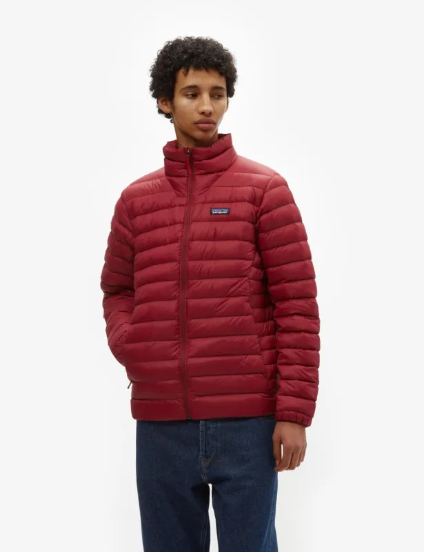 Patagonia Down Sweater Jacket - Carmine Red sold by Article London