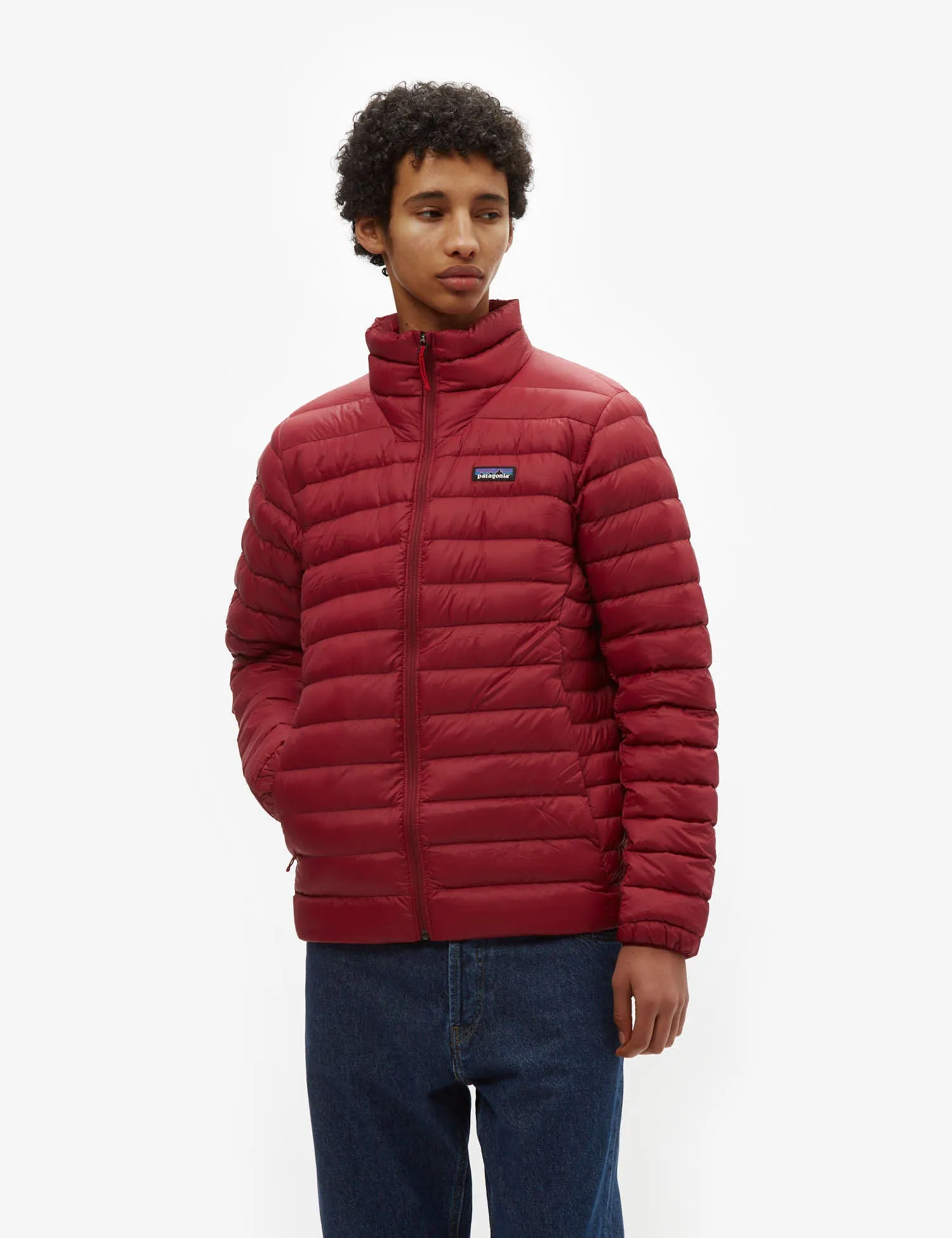 Patagonia Down Sweater Jacket - Carmine Red sold by Article London