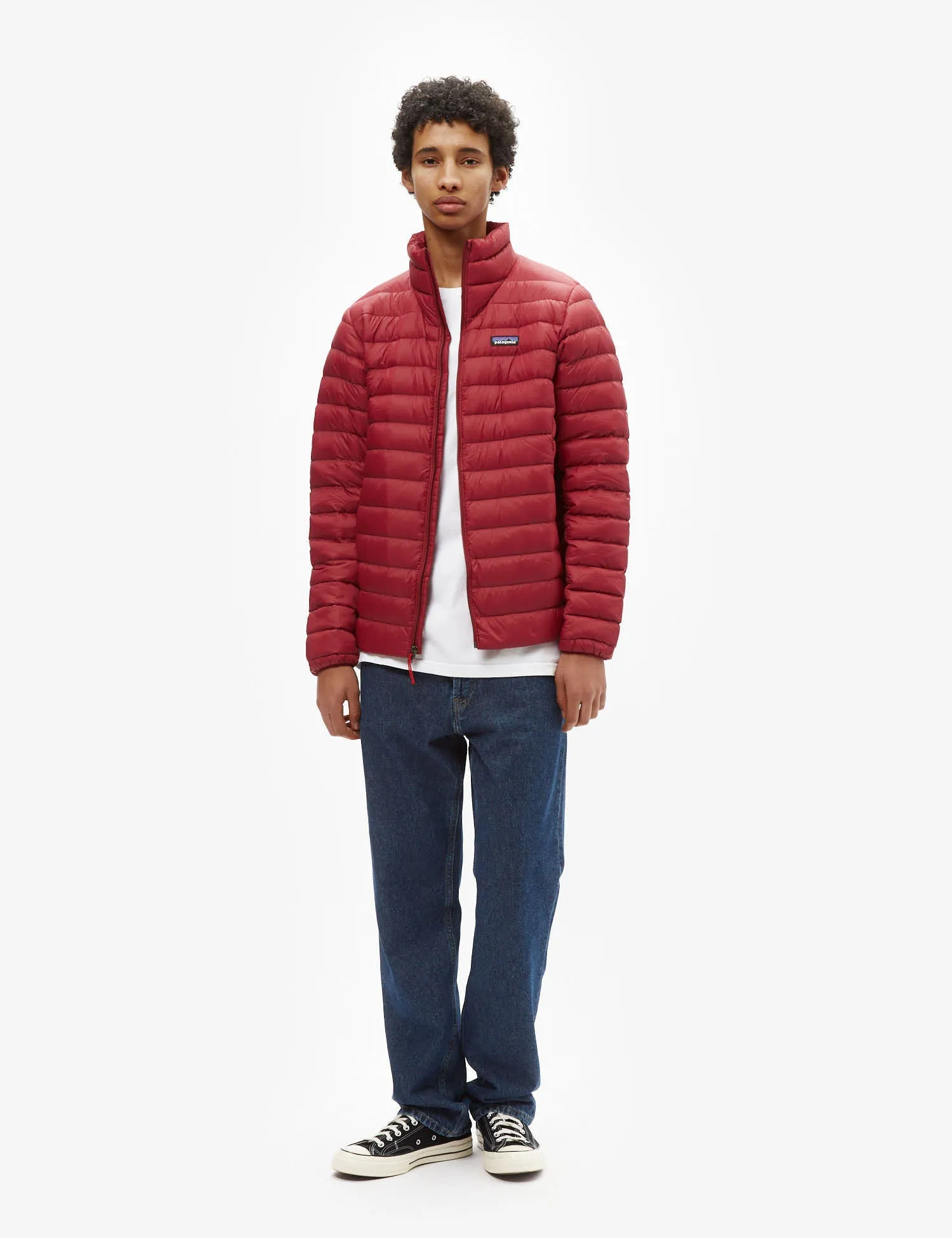 Patagonia Down Sweater Jacket - Carmine Red sold by Article London product image thumbnail 4