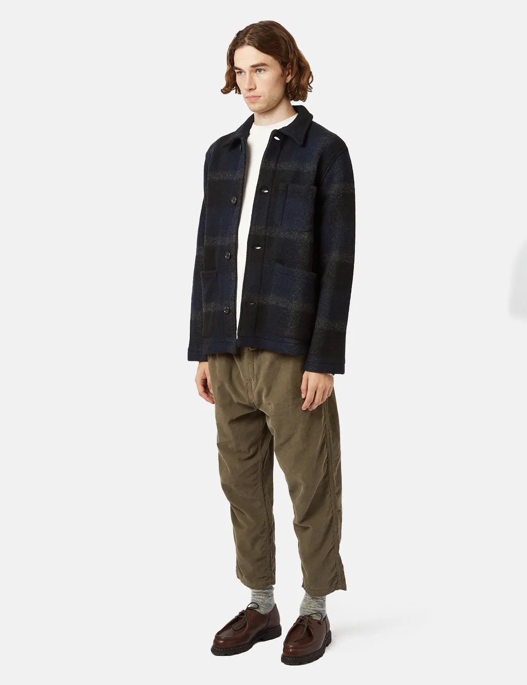 Universal Works Field Jacket - Black/Grey sold by Article London product image thumbnail 5