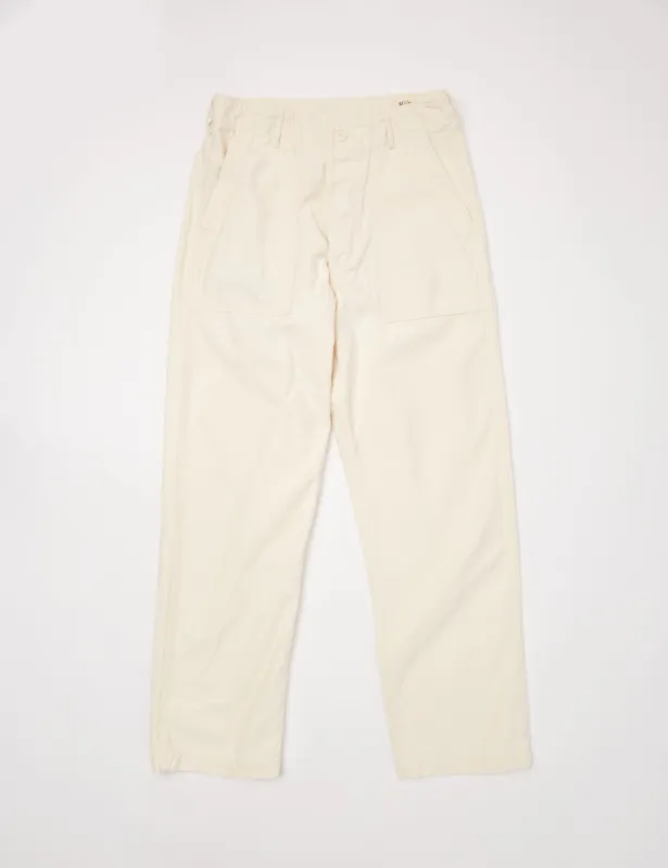 orSlow New Yorker Trousers (Unisex) - Ecru made by orSlow