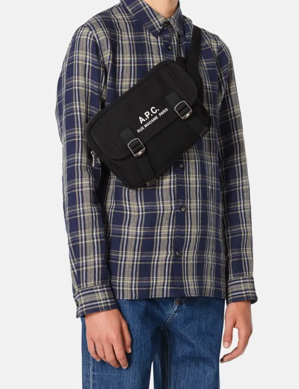 A.P.C. Recuperation Bum Bag - Black sold by Article London