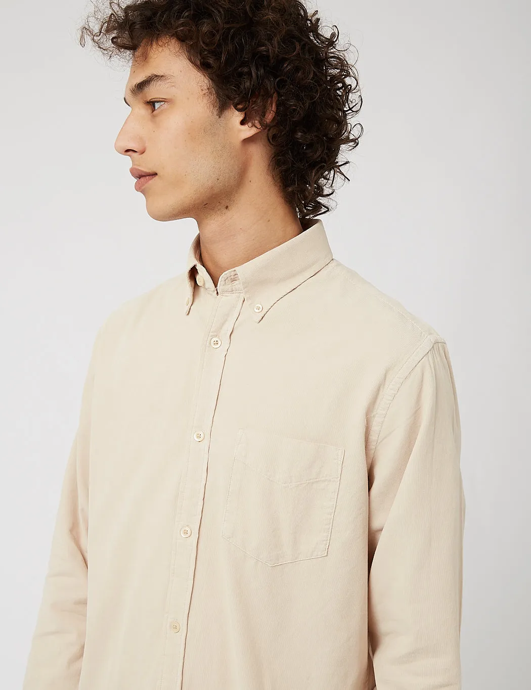 NN07 Levon Shirt 5082 - Light Khaki sold by Article London product image thumbnail 2