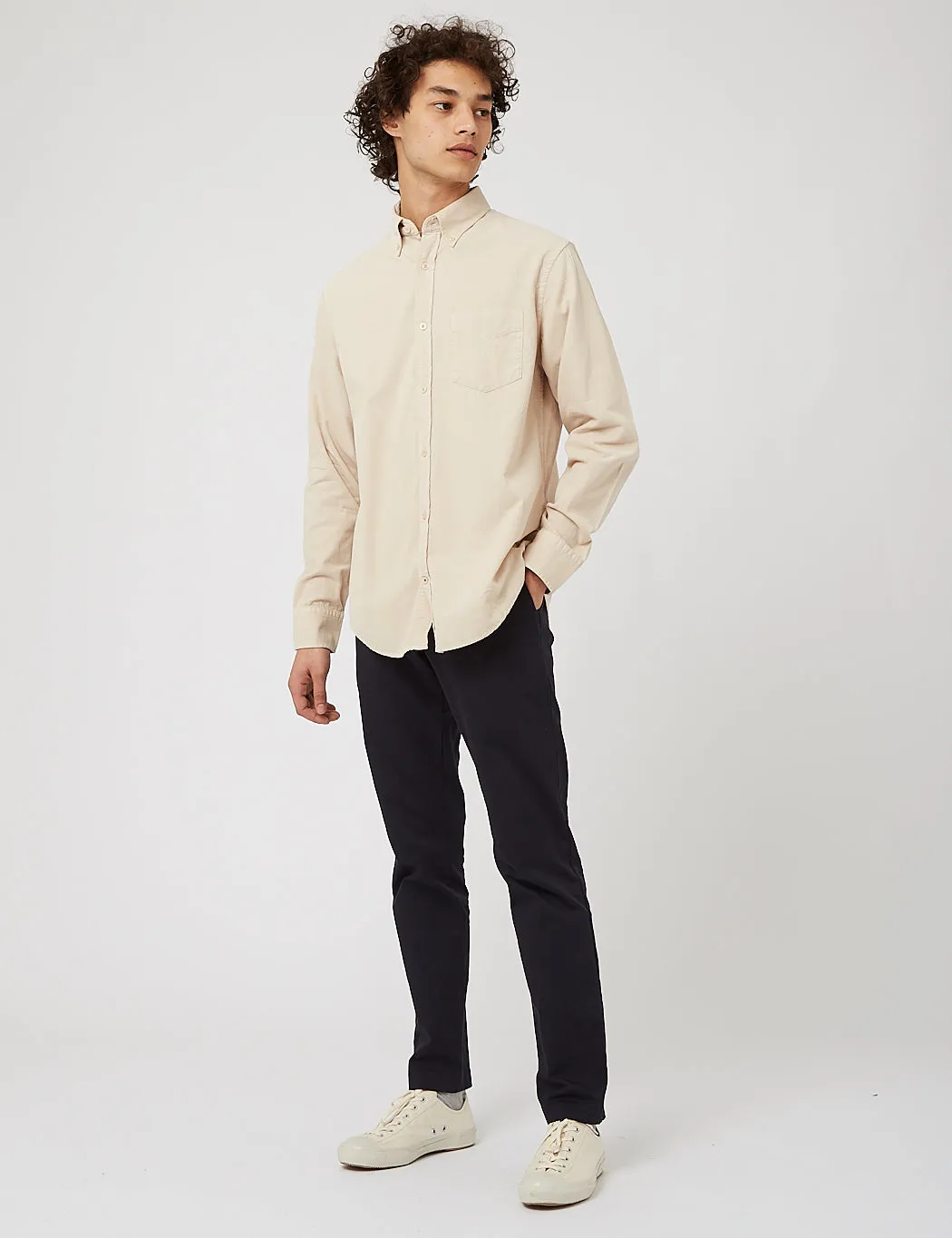 NN07 Levon Shirt 5082 - Light Khaki sold by Article London product image thumbnail 4