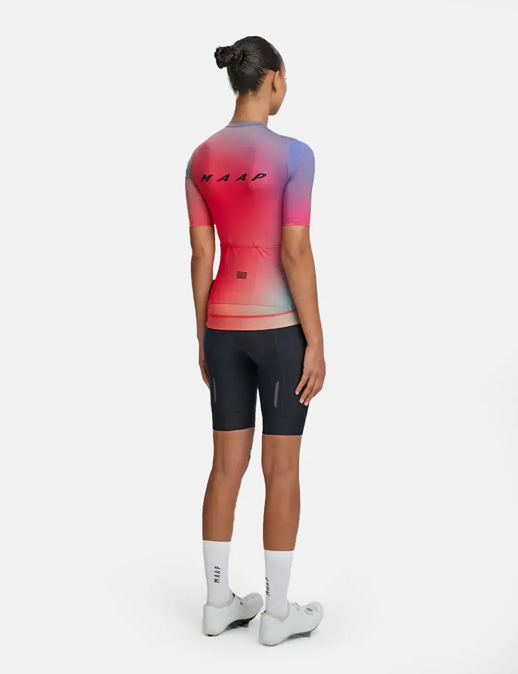 MAAP Womens Blurred Out Pro Hex Jersey 2.0 - Red Mix sold by Article London product image thumbnail 4
