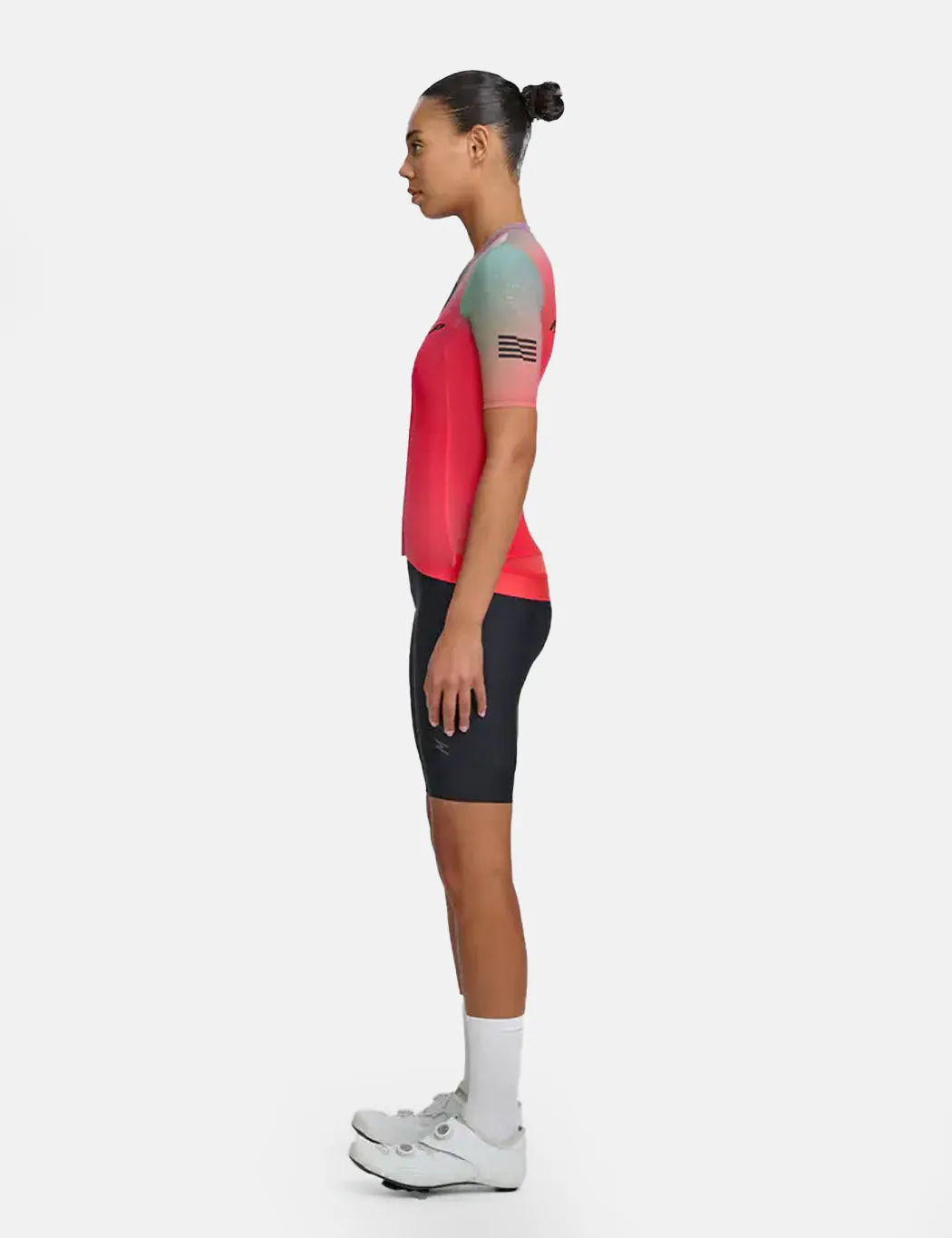 MAAP Womens Blurred Out Pro Hex Jersey 2.0 - Red Mix sold by Article London product image thumbnail 3